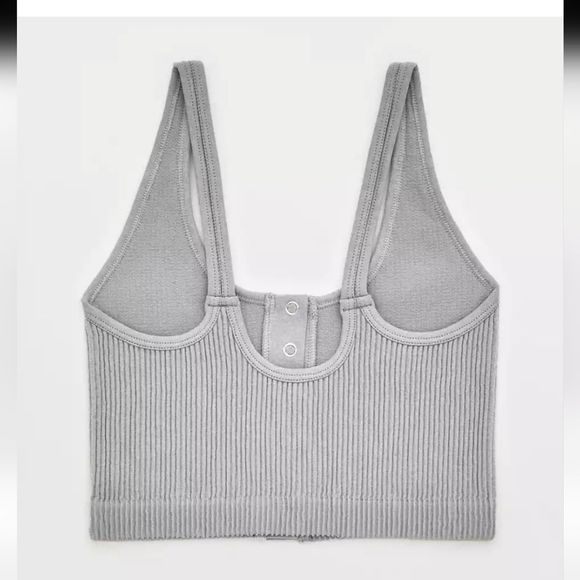 Aerie Seamless Snap Longline Bralette - Picture 2 of 6